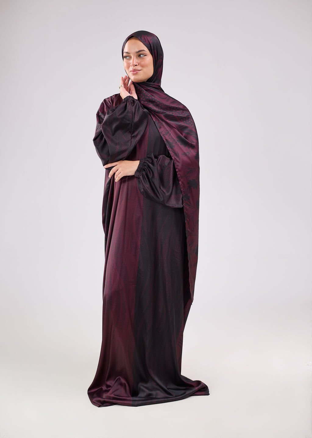 Malika Printed Satin