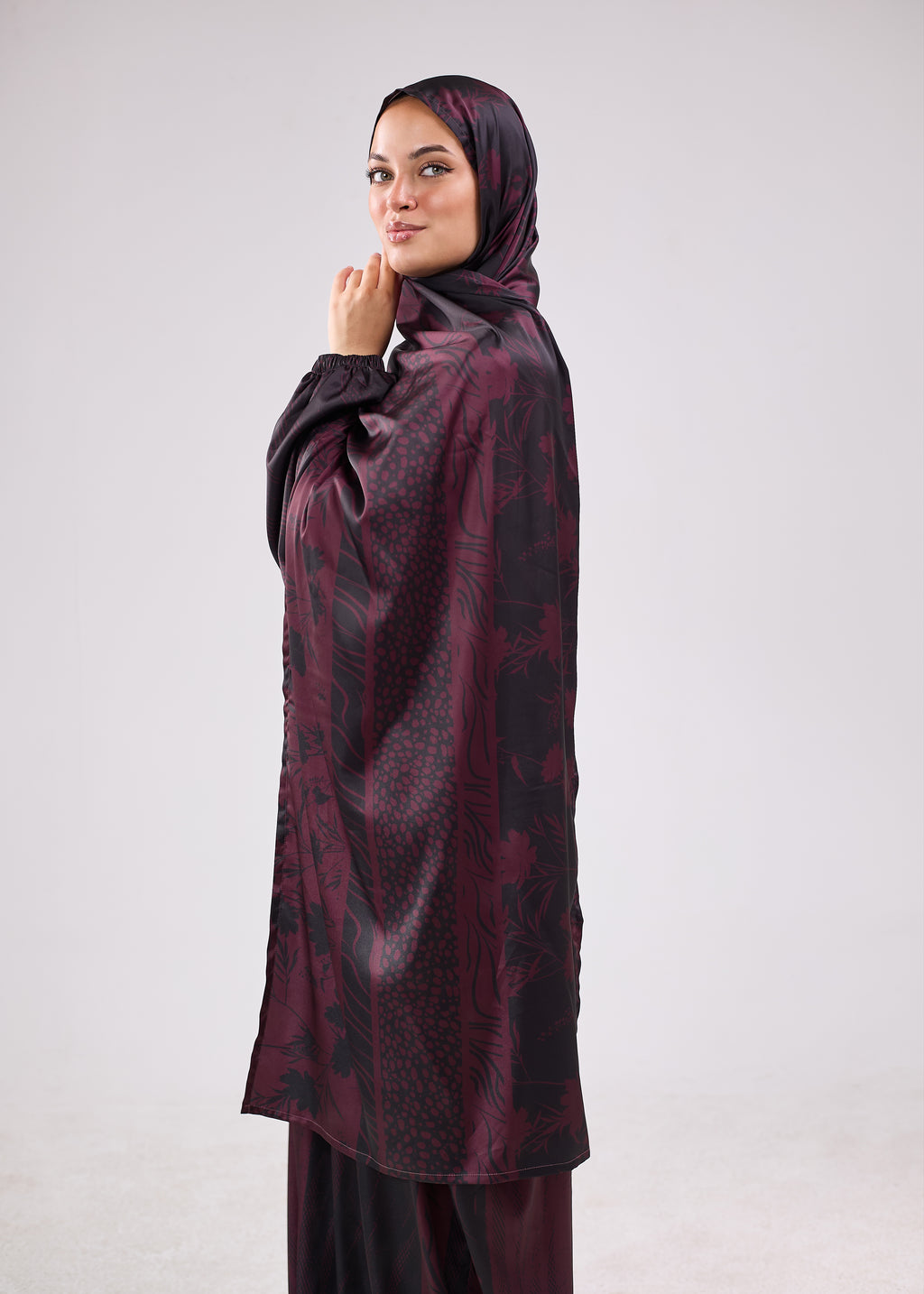 Malika Printed Satin