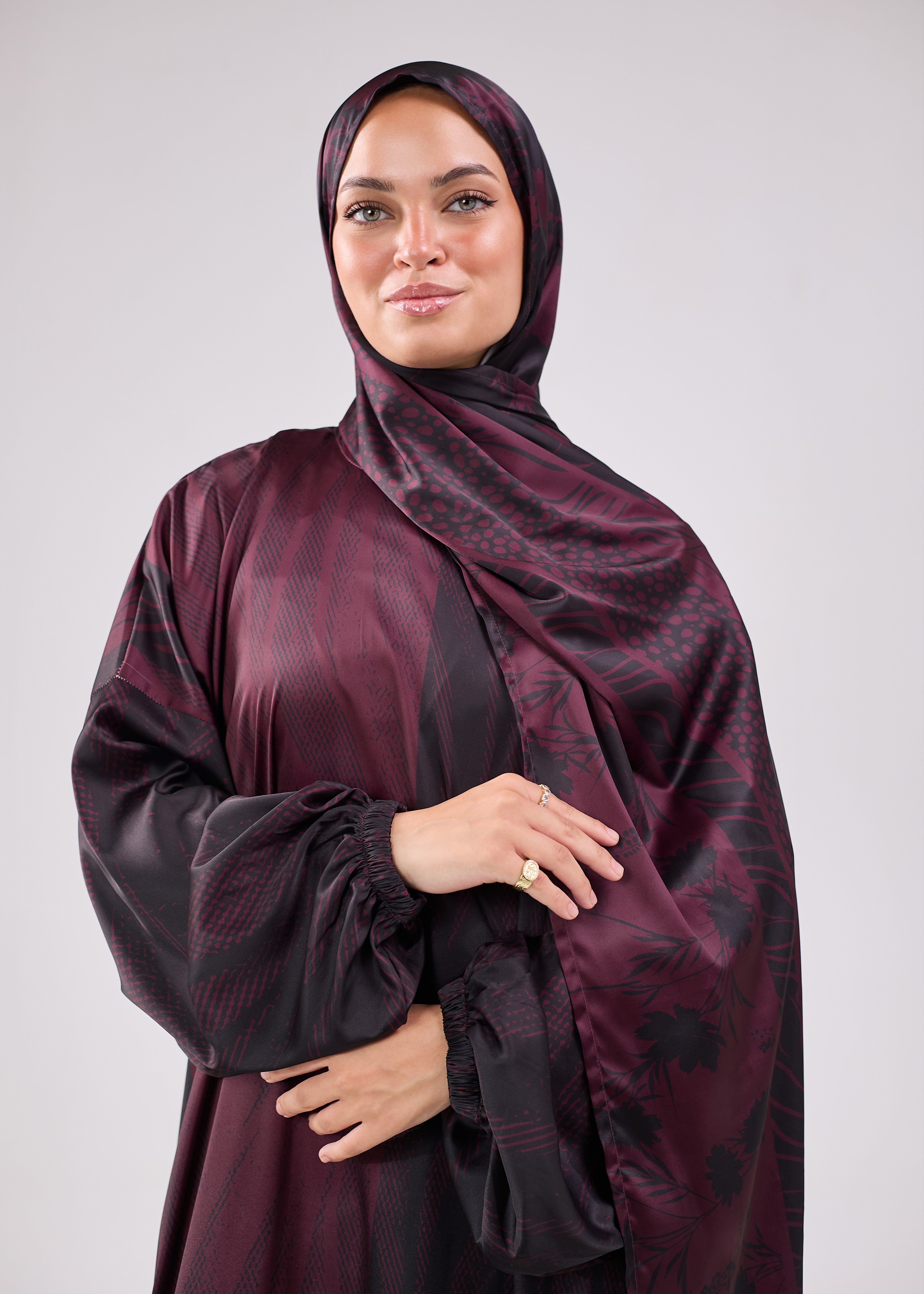 Malika Printed Satin