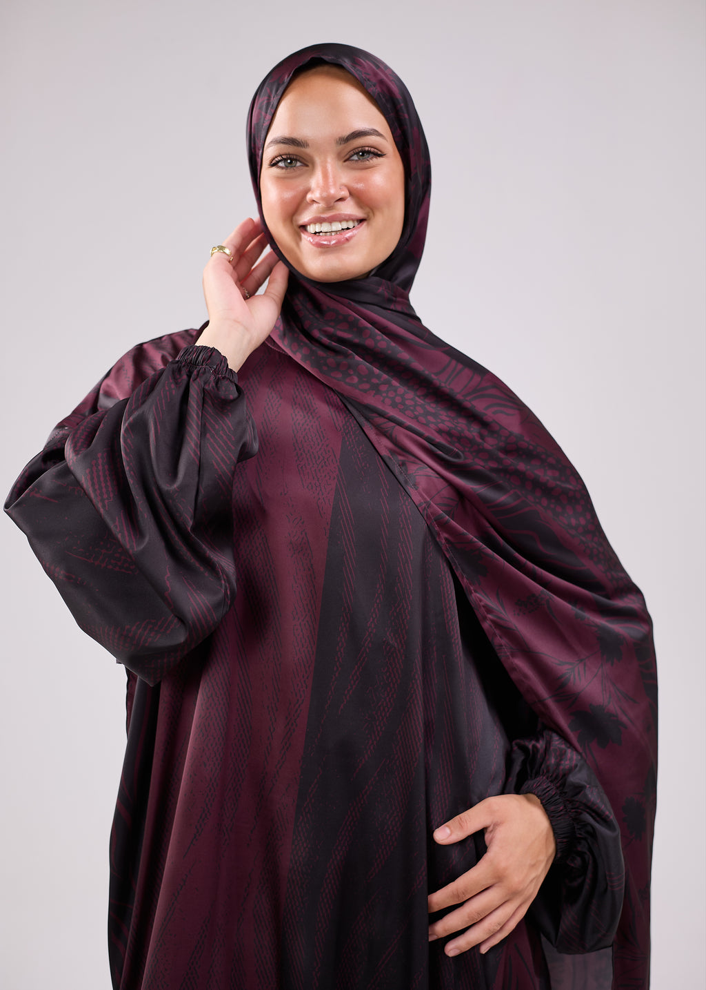 Malika Printed Satin
