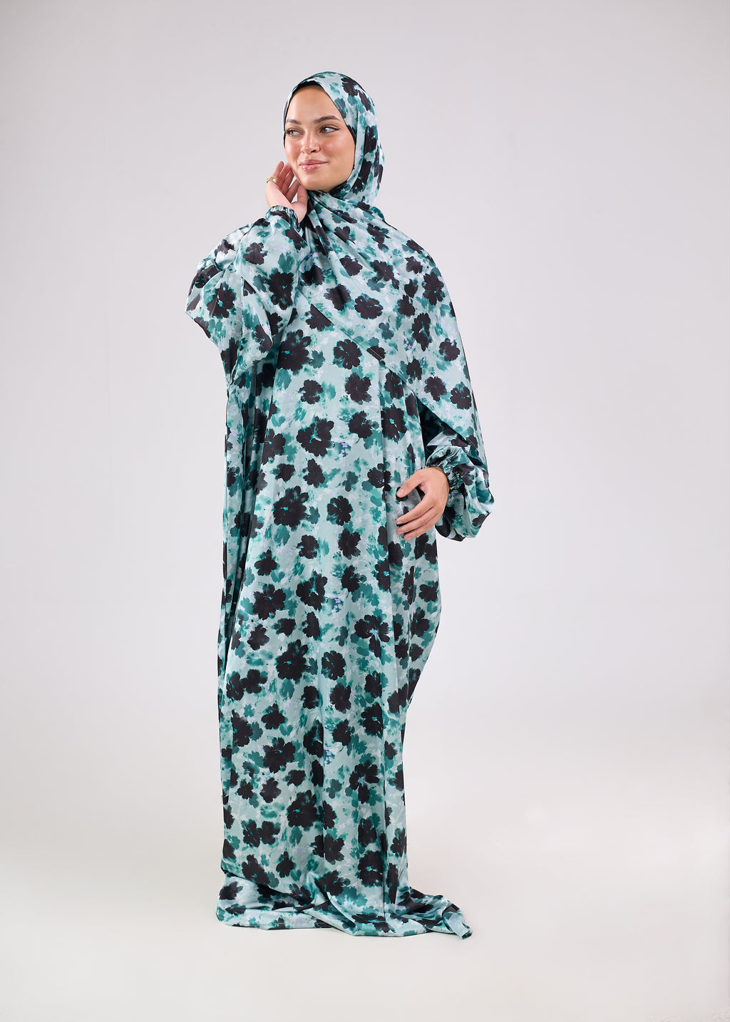 Habiba Printed Satin