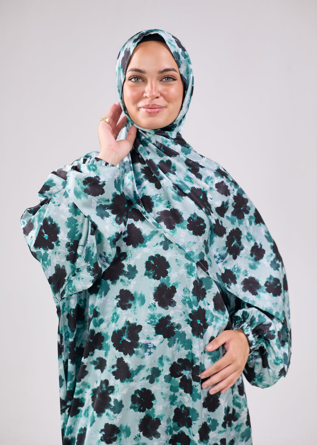 Habiba Printed Satin