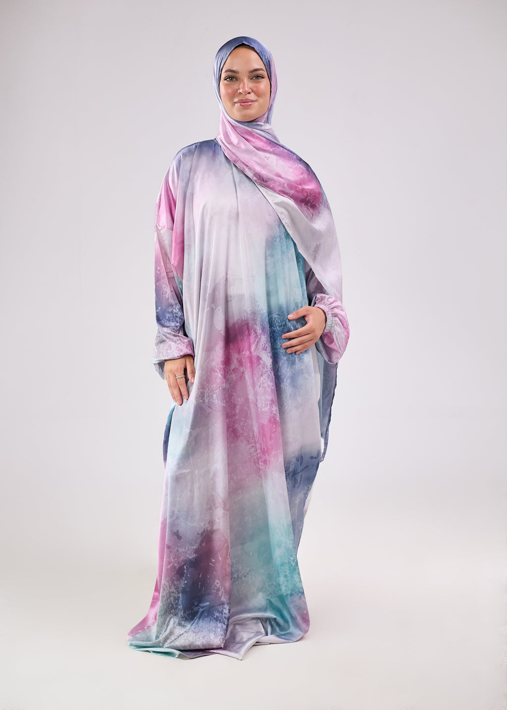 Zumurud Printed Satin
