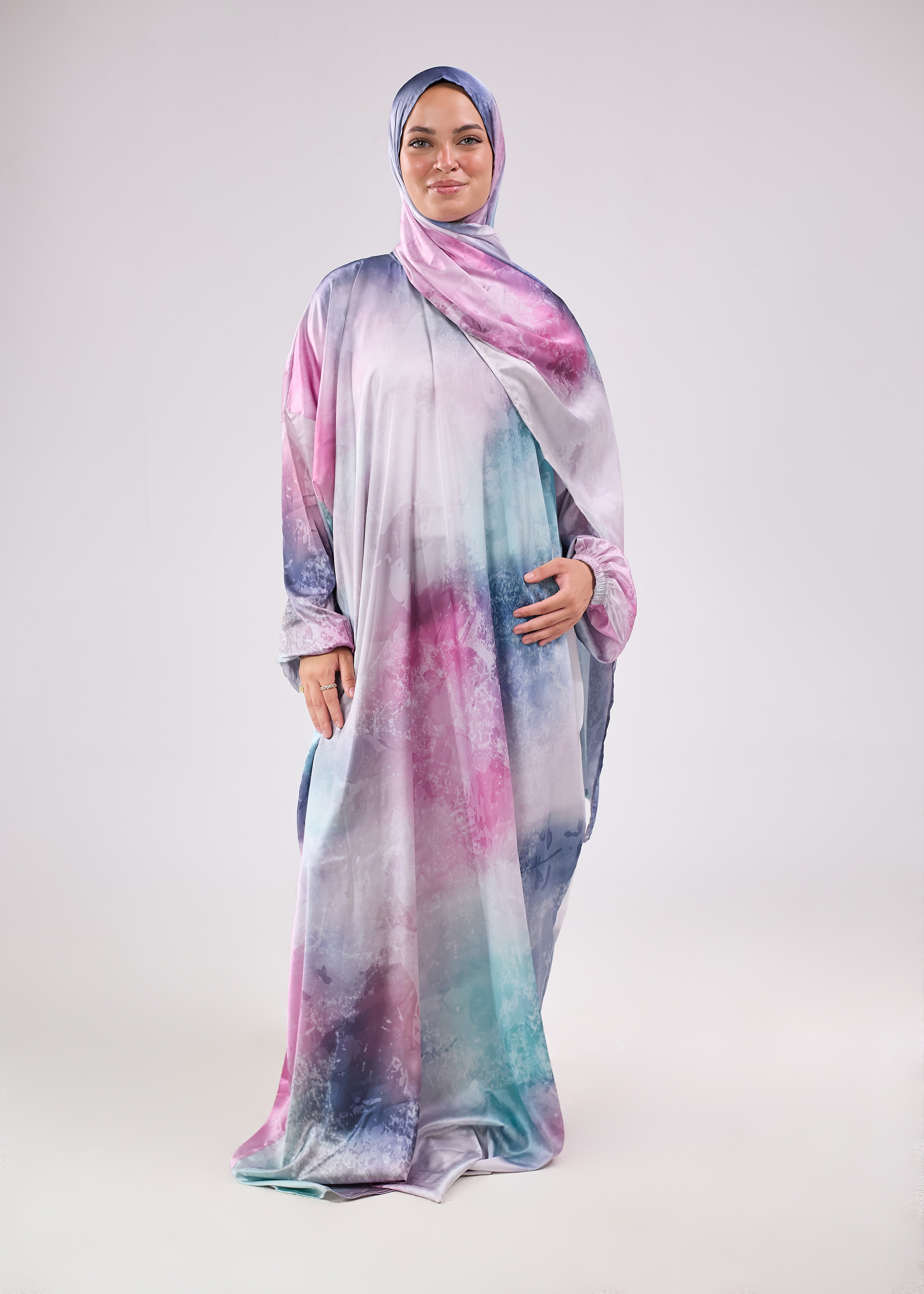 Zumurud Printed Satin