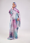 Zumurud Printed Satin