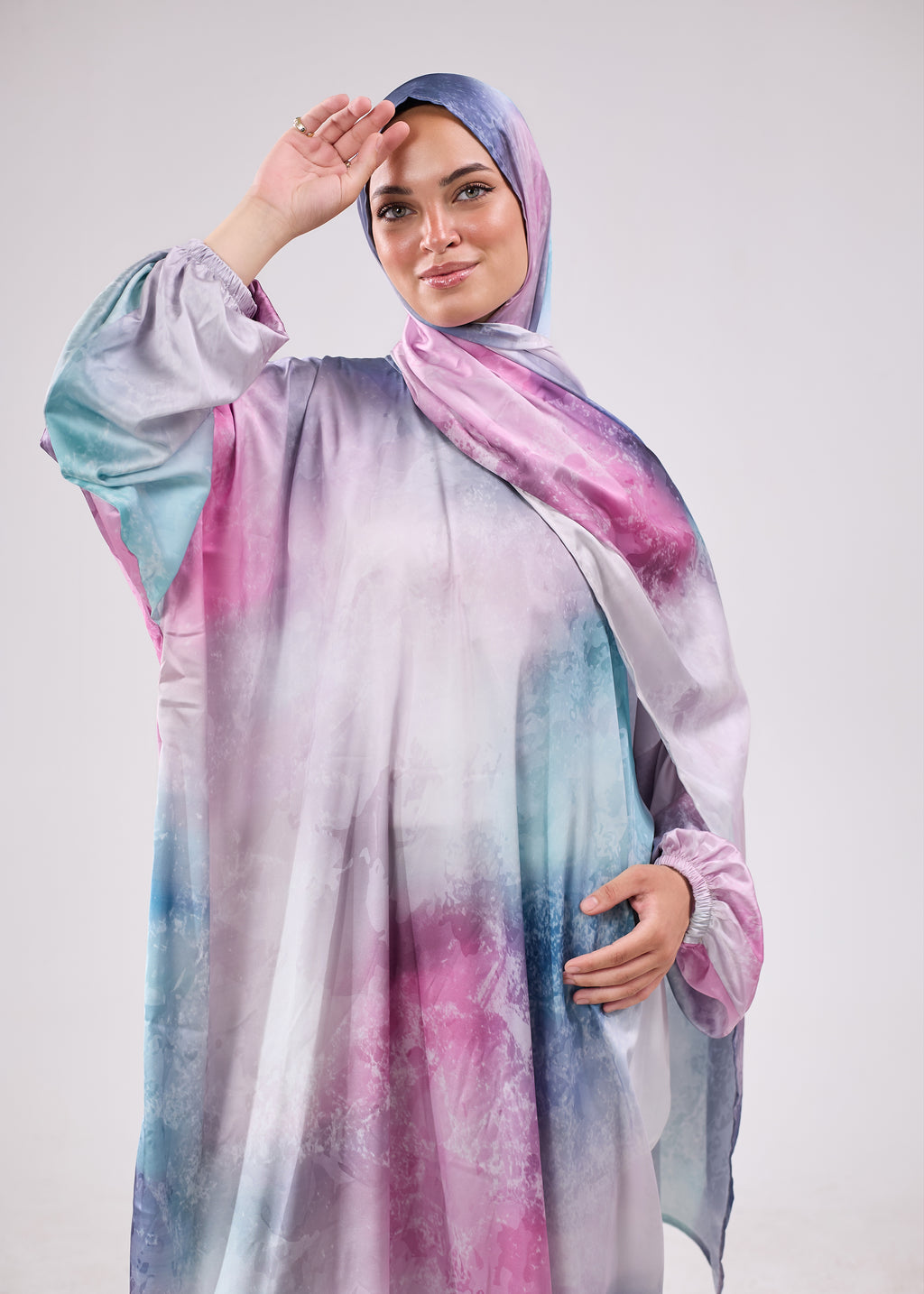 Zumurud Printed Satin