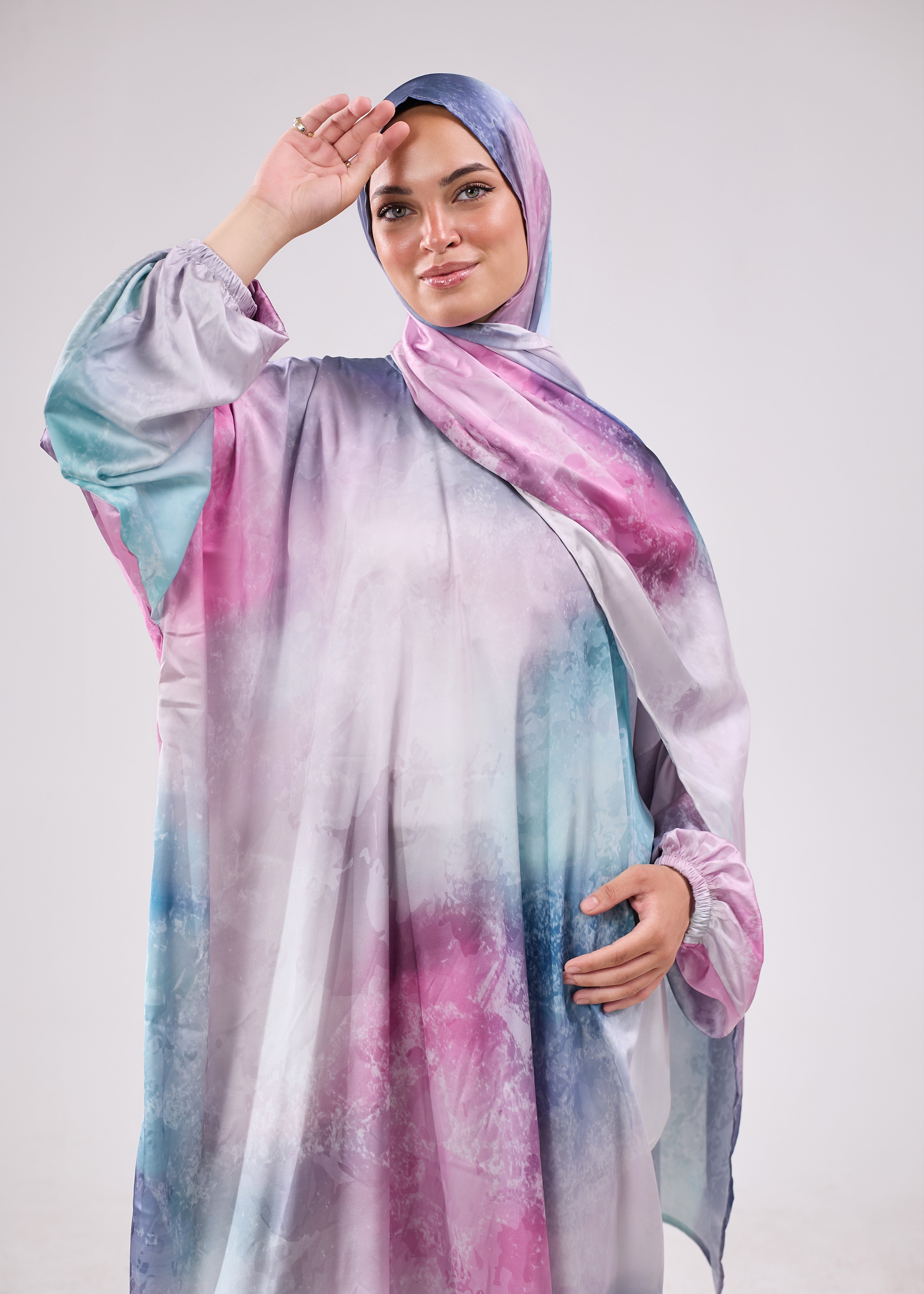 Zumurud Printed Satin