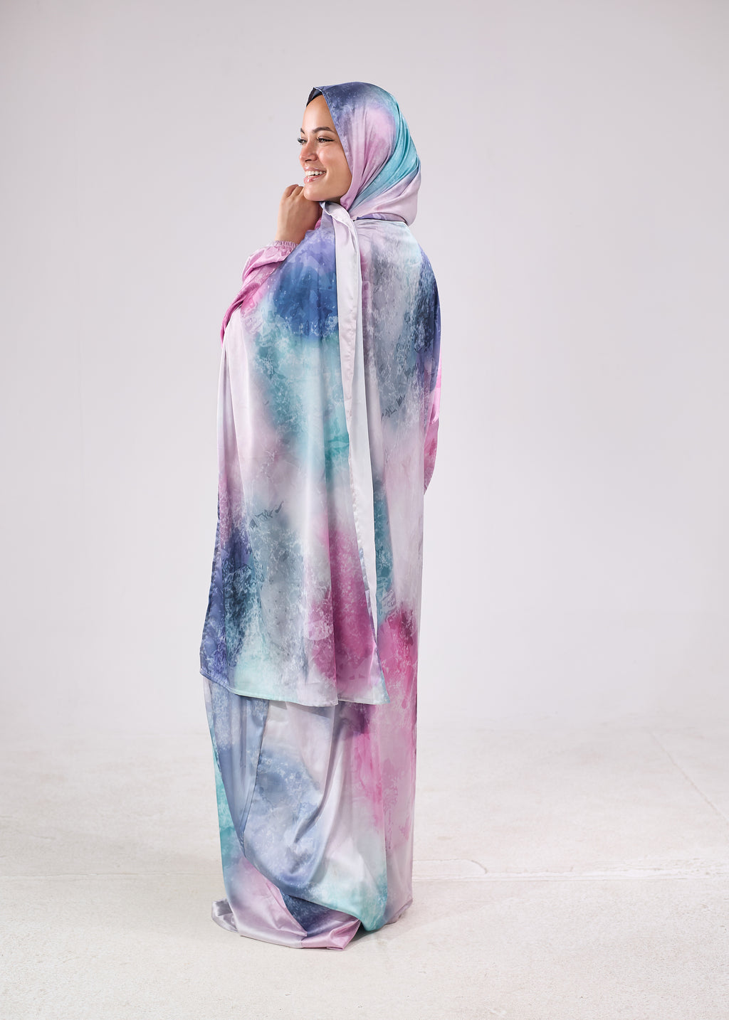 Zumurud Printed Satin