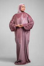 Rose Velvet pleated