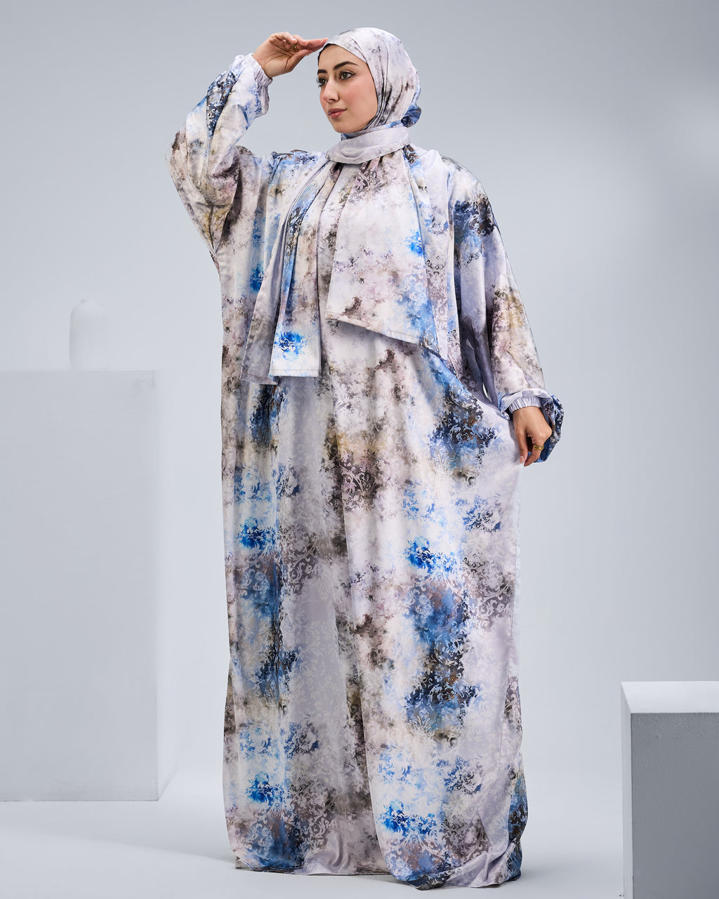 Safiya Printed Satin