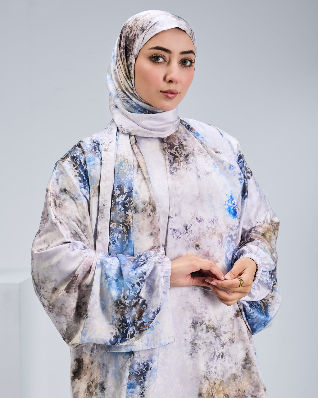 Safiya Printed Satin