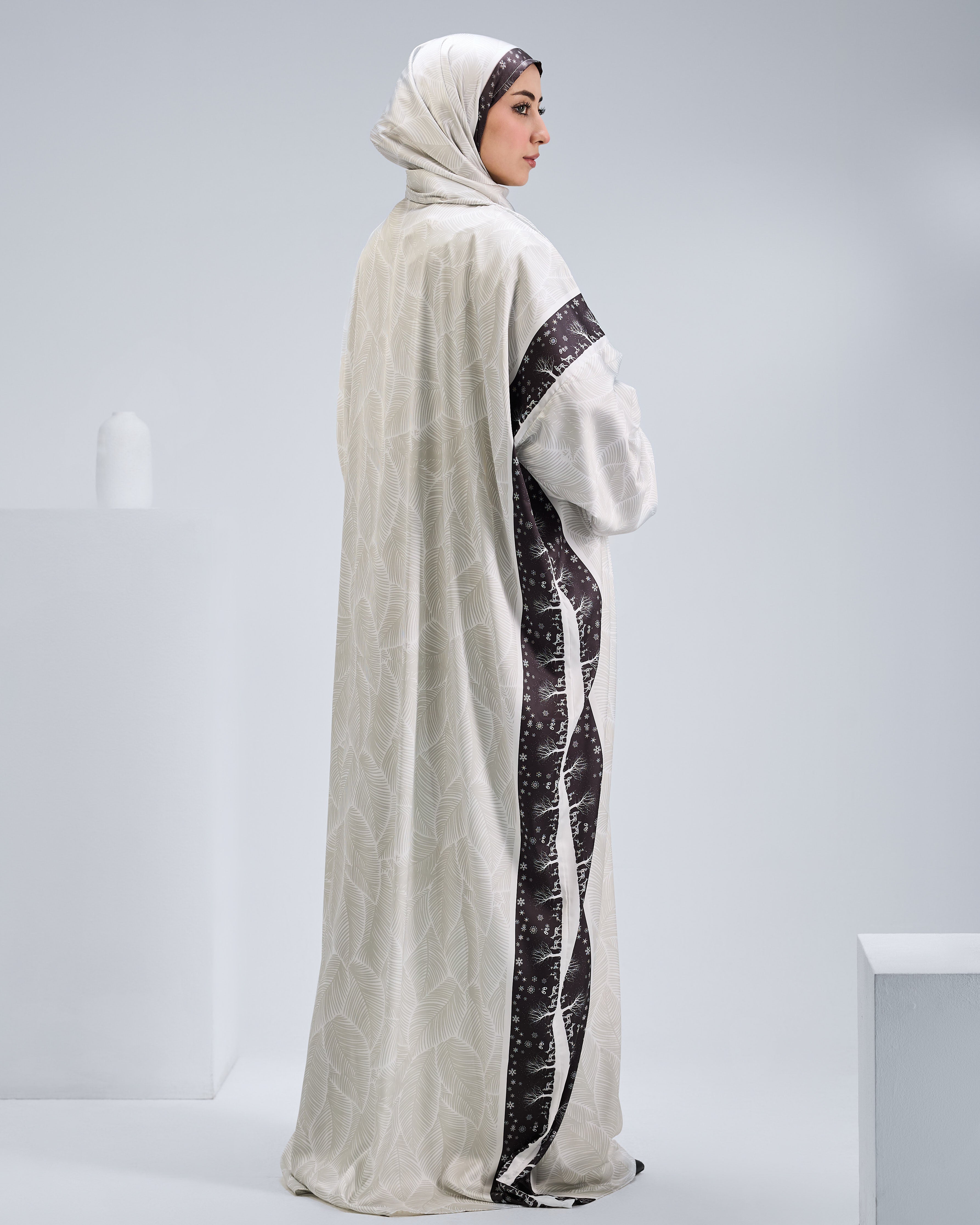 Zahirah Printed Satin