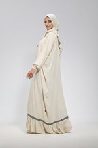 Beige Cotton Viscose