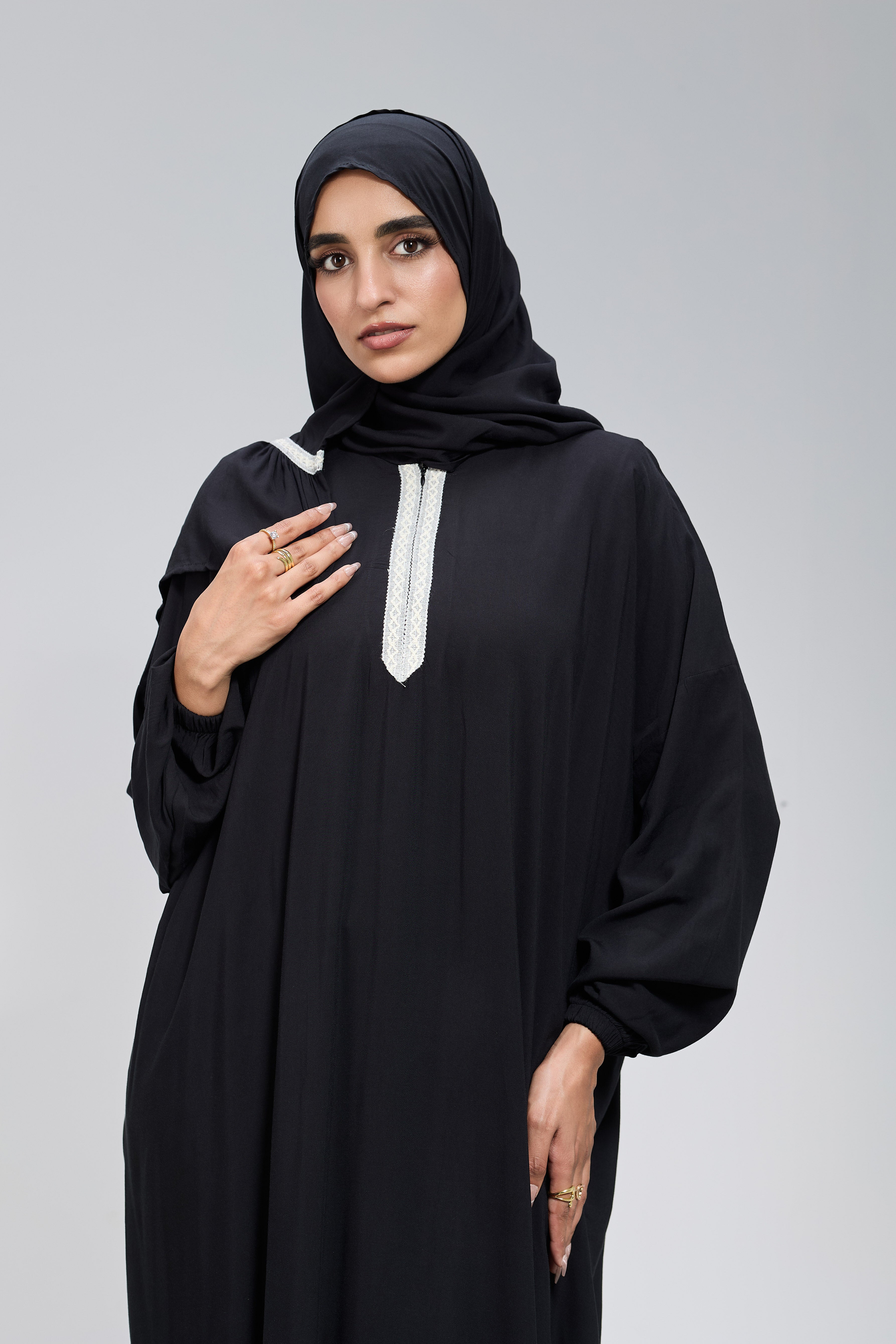 Black Cotton Viscose