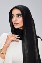 Gold Black cotton line