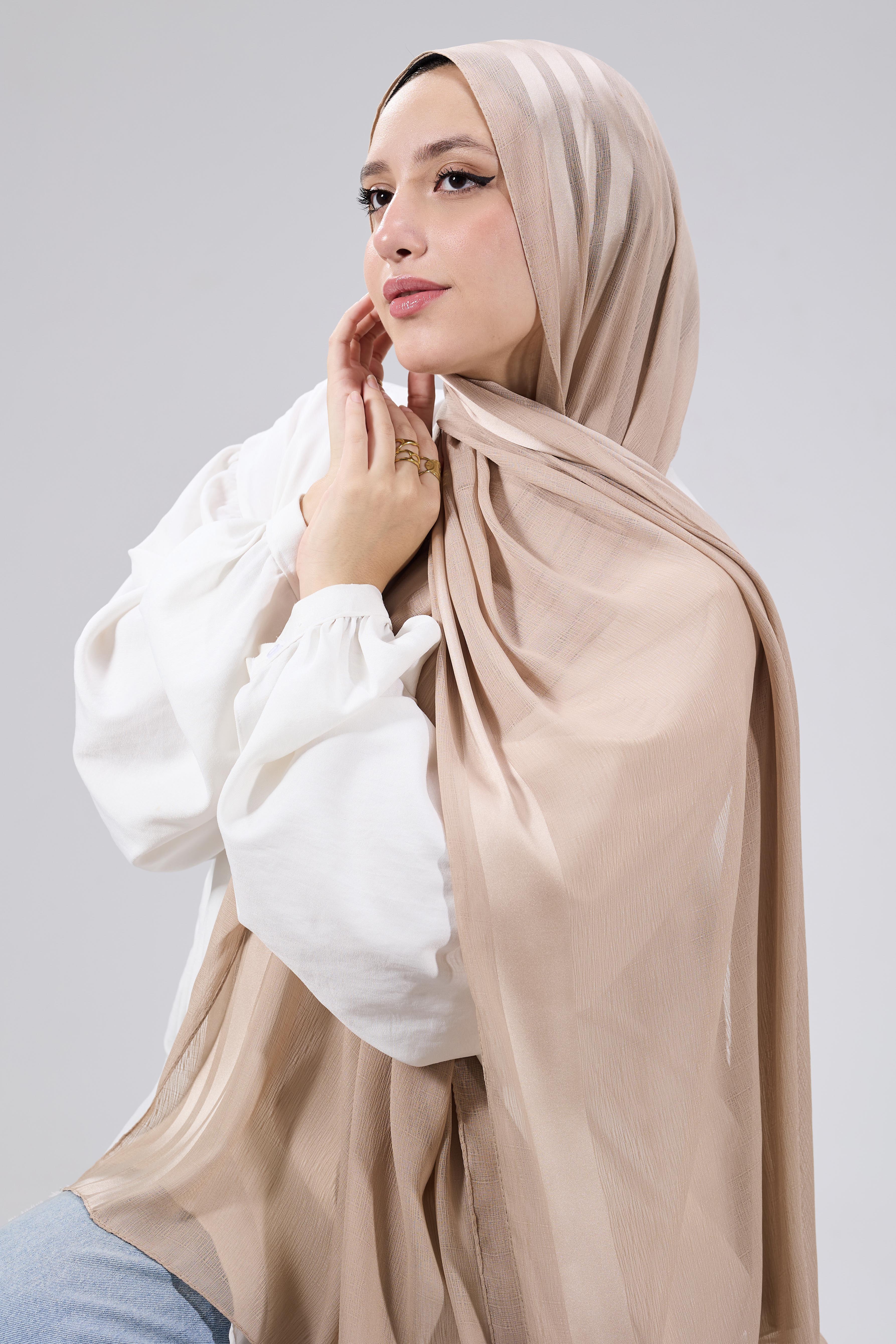 Beige Dubetta satin