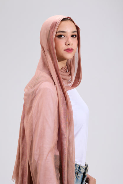 Blush Pink Linen Satin