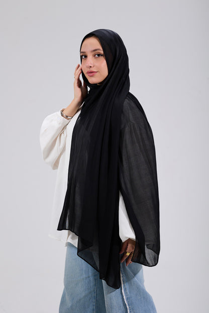 Black Dubetta Satin