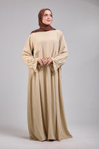 Beige Taleen Abaya