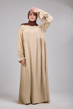Beige Taleen Abaya