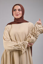 Beige Taleen Abaya