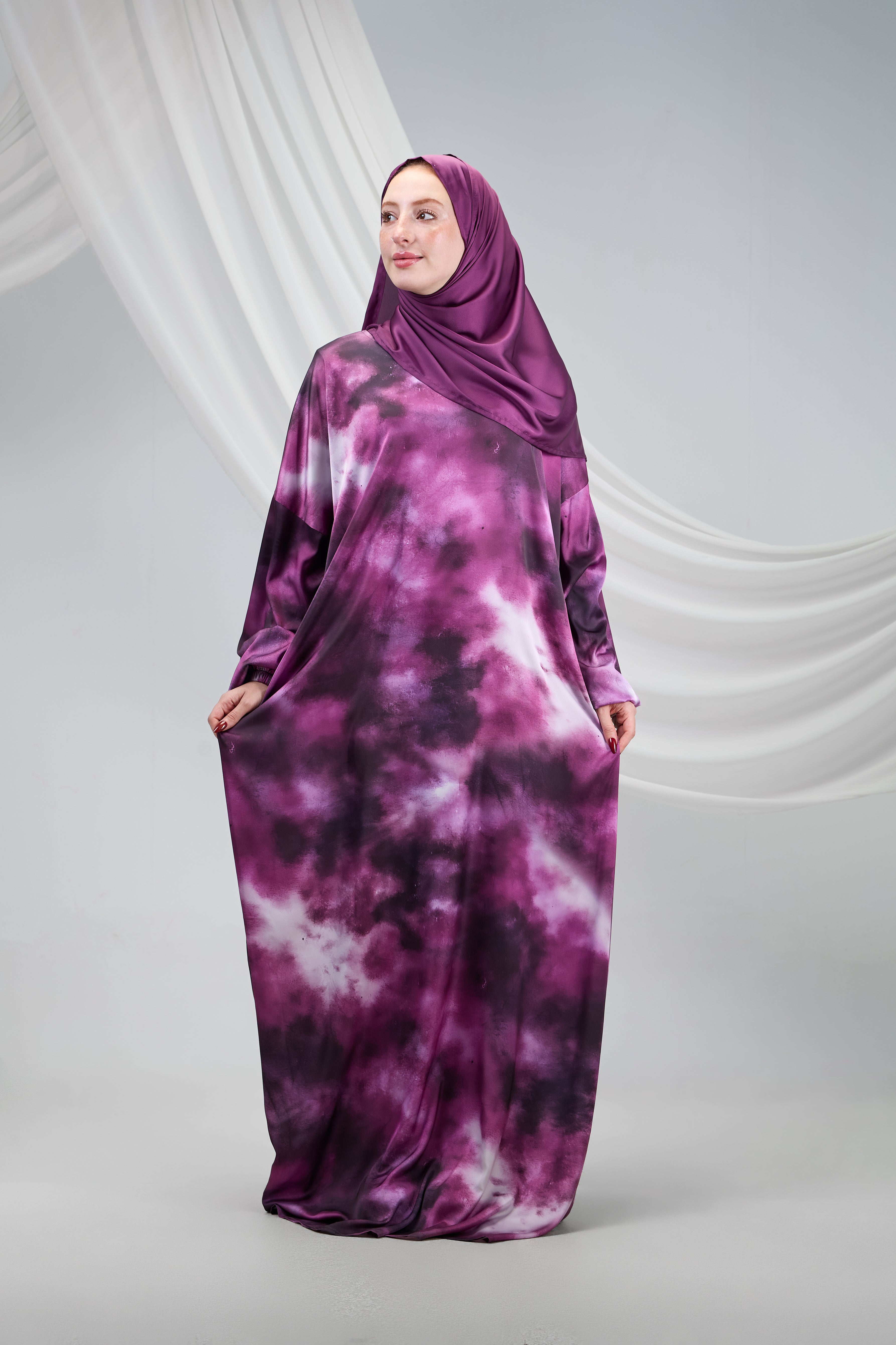 Du’a Printed Satin