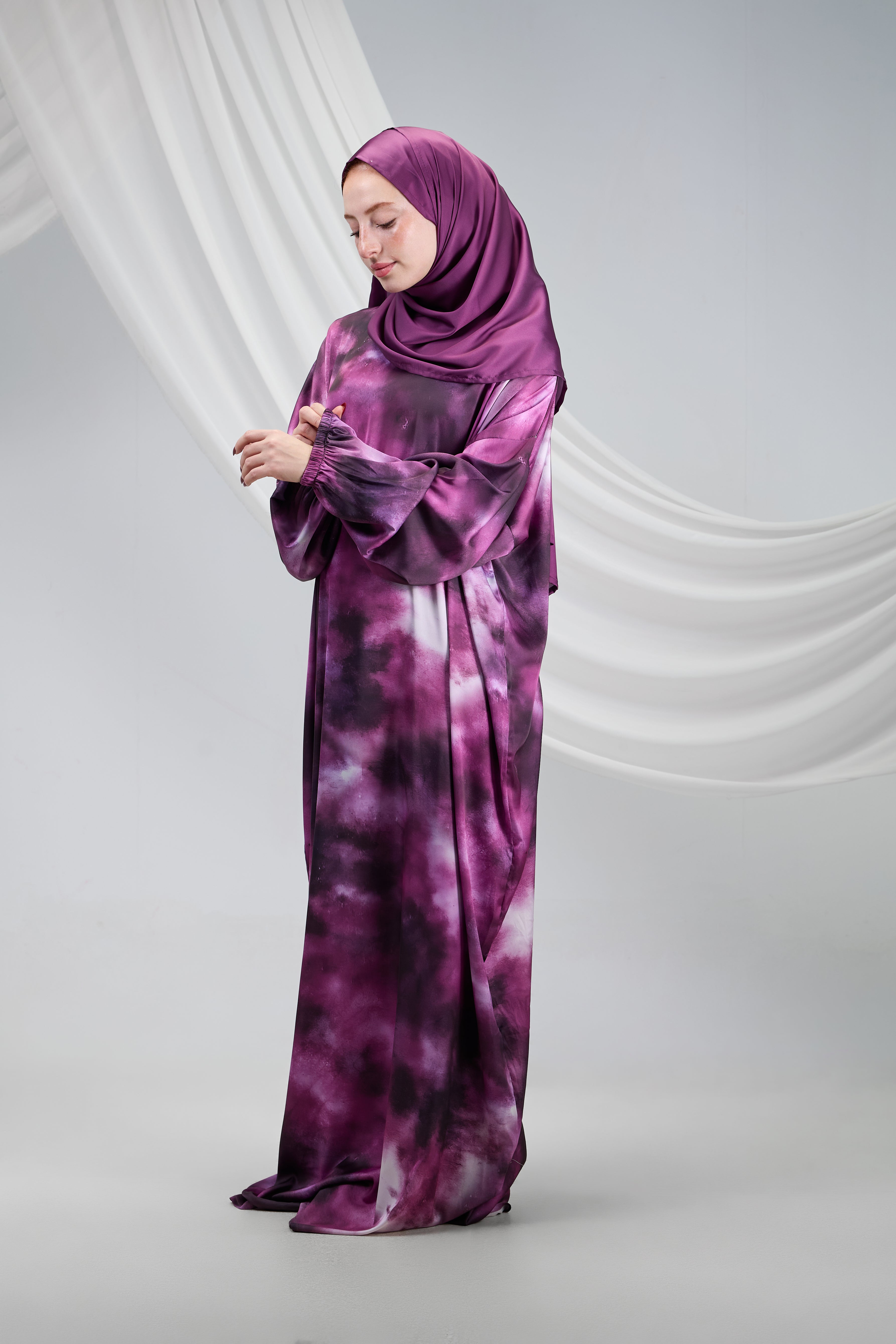 Du’a Printed Satin