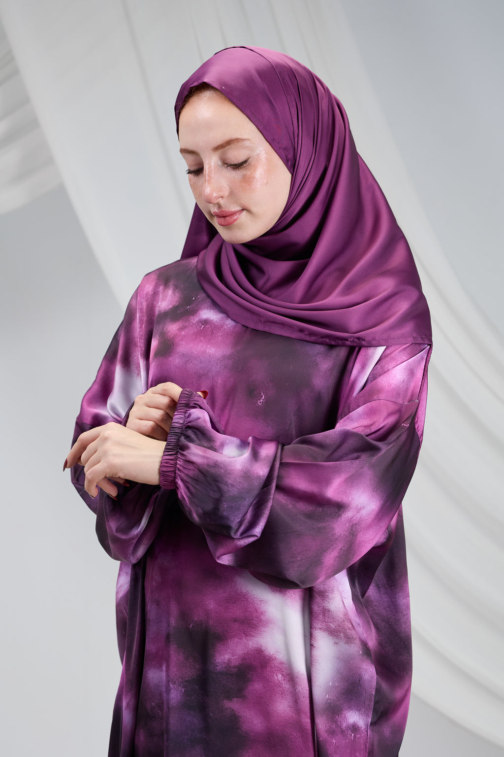 Du’a Printed Satin