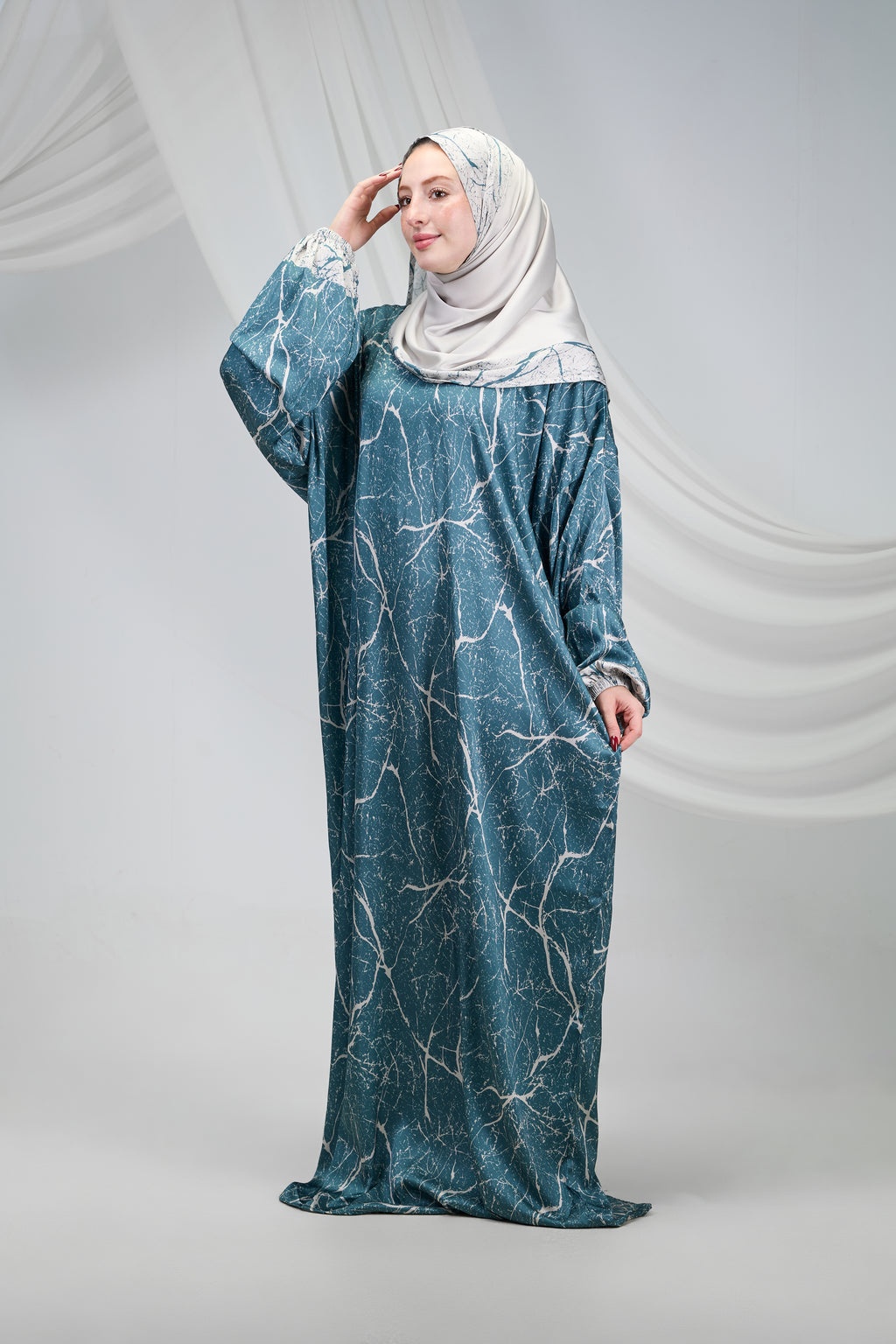 Qiyam Printed Satin