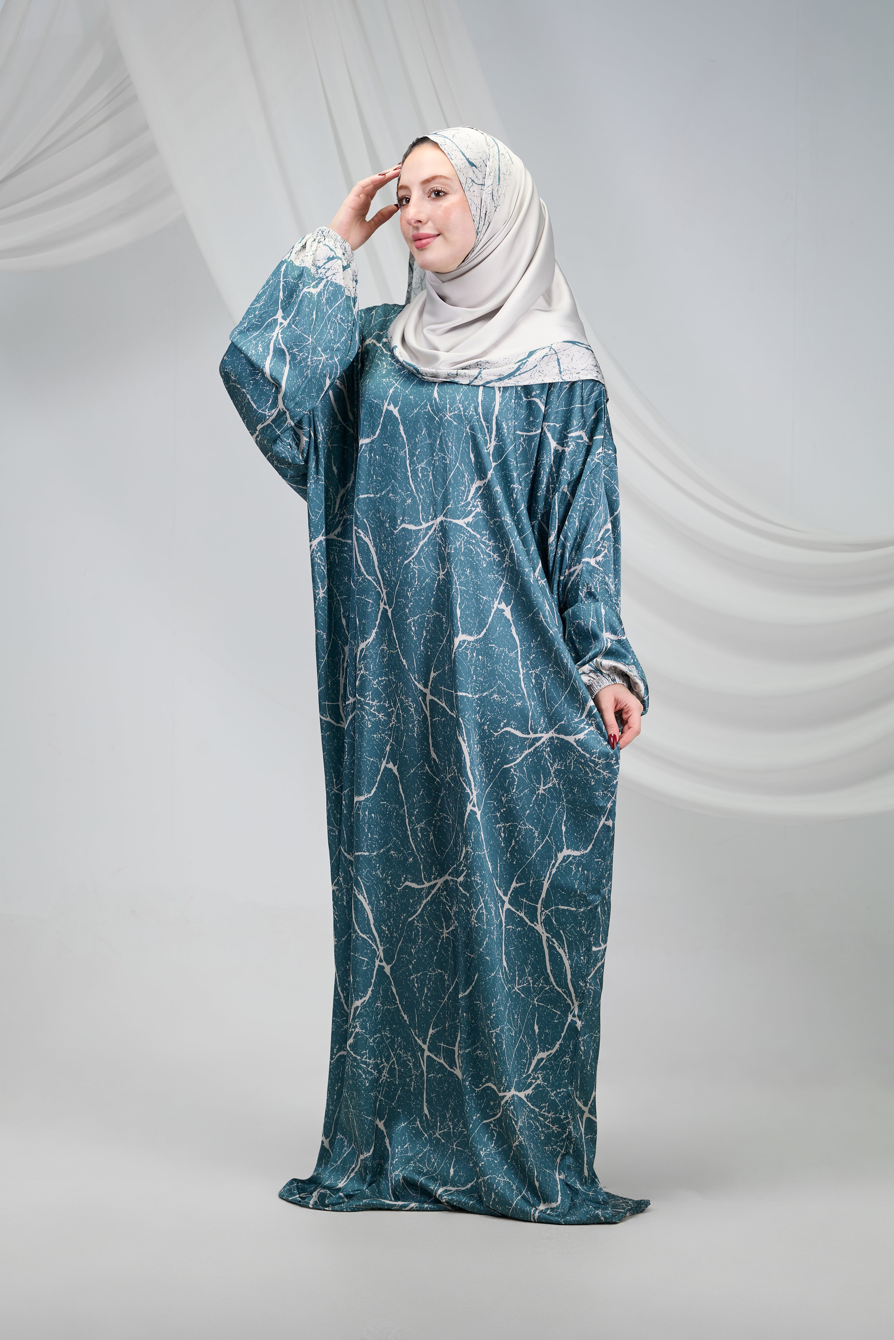 Qiyam Printed Satin