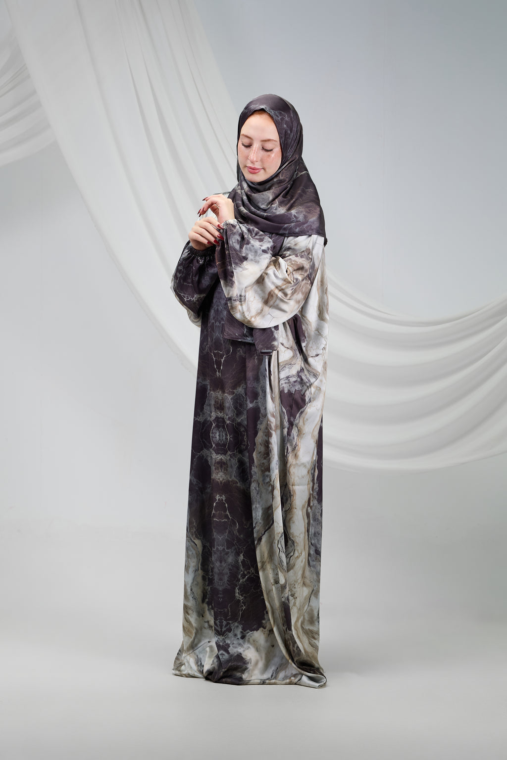 Fajr Printed Satin