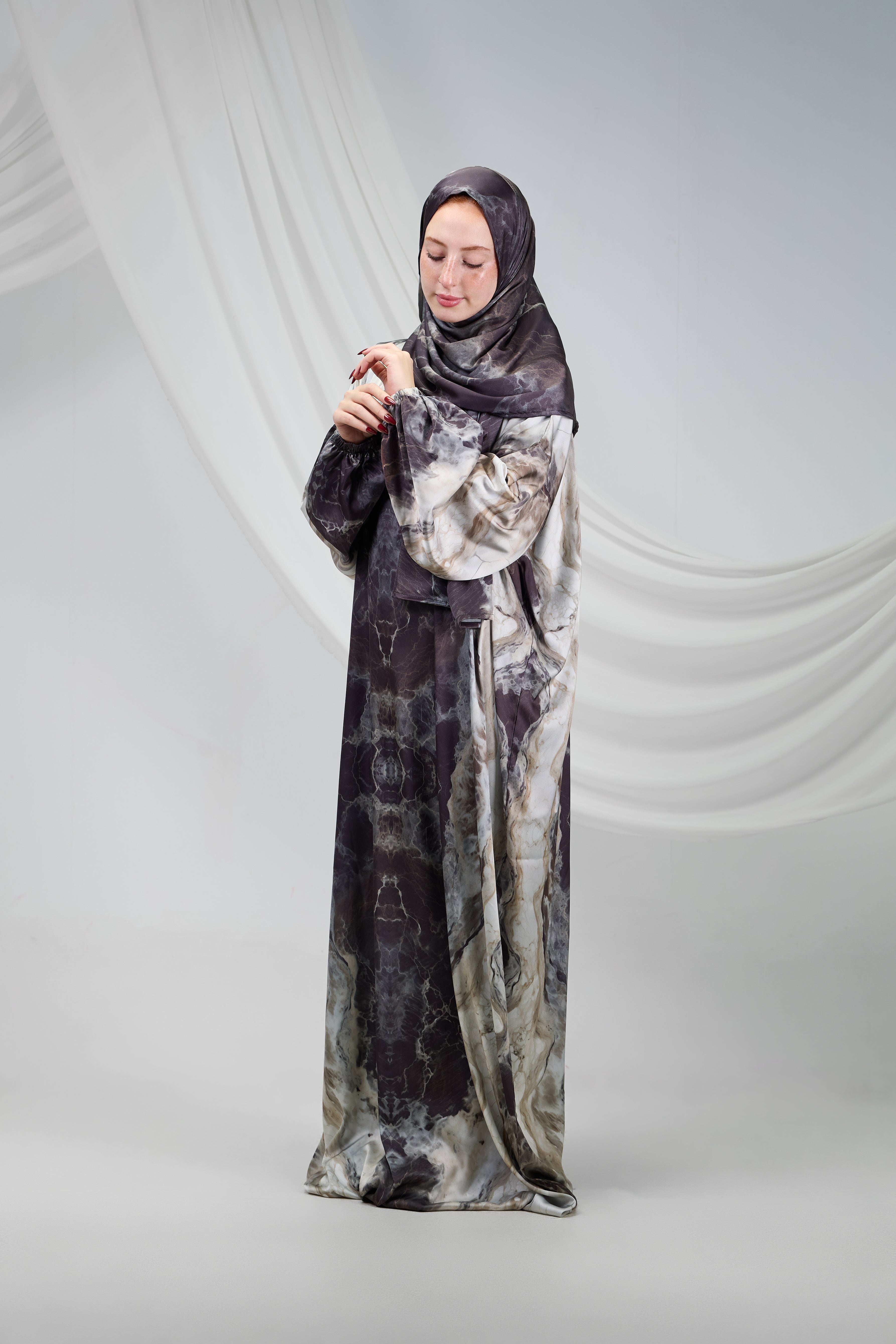 Fajr Printed Satin