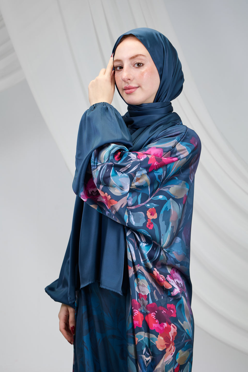 Lunar Printed Satin