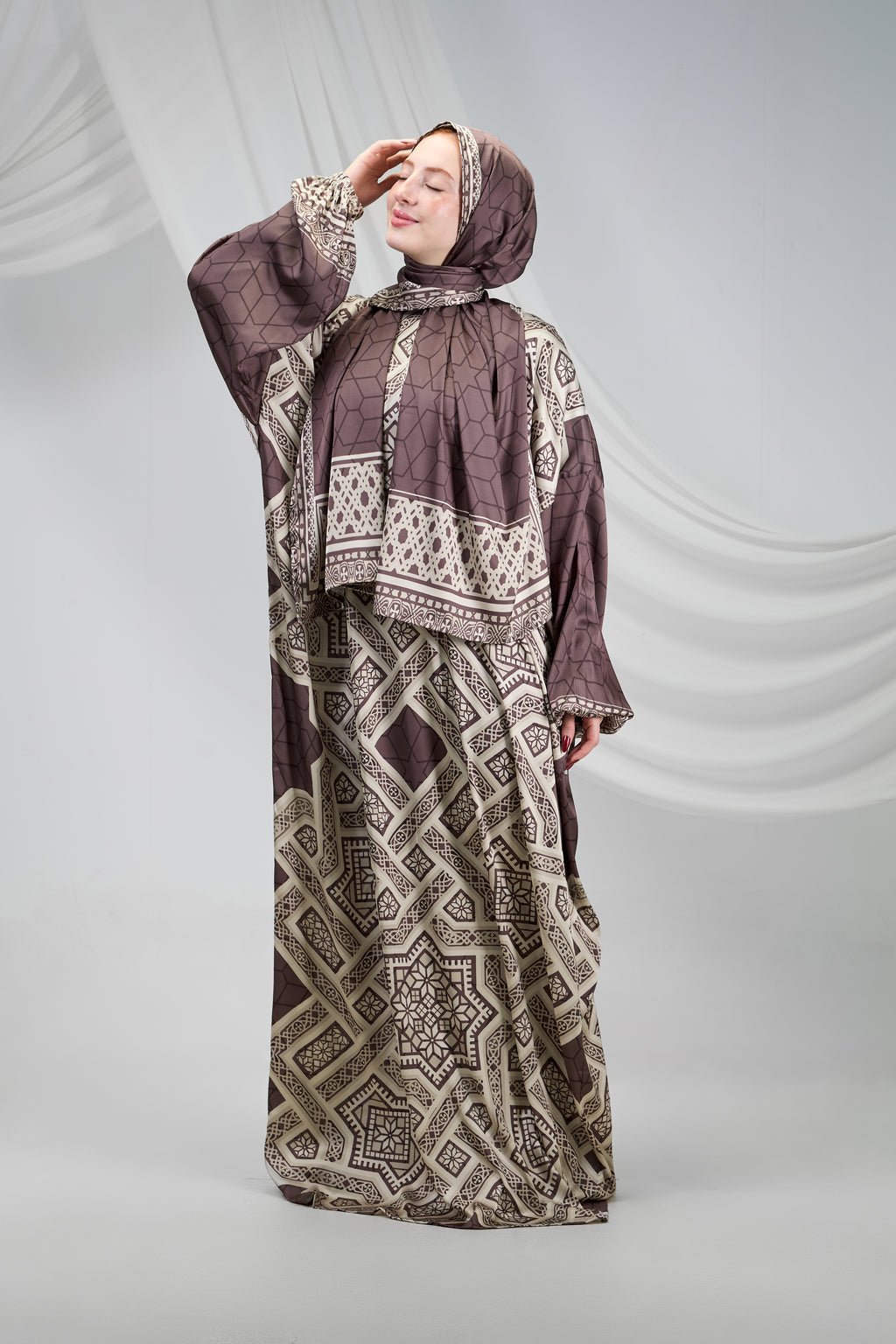 Hudan Printed Satin