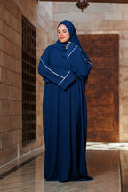 Petrol Isdal In Abaya White line