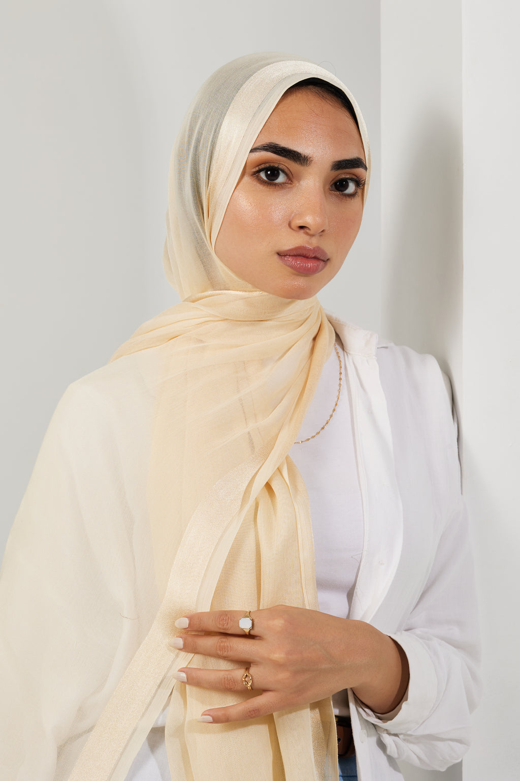 Champagne shash Satin