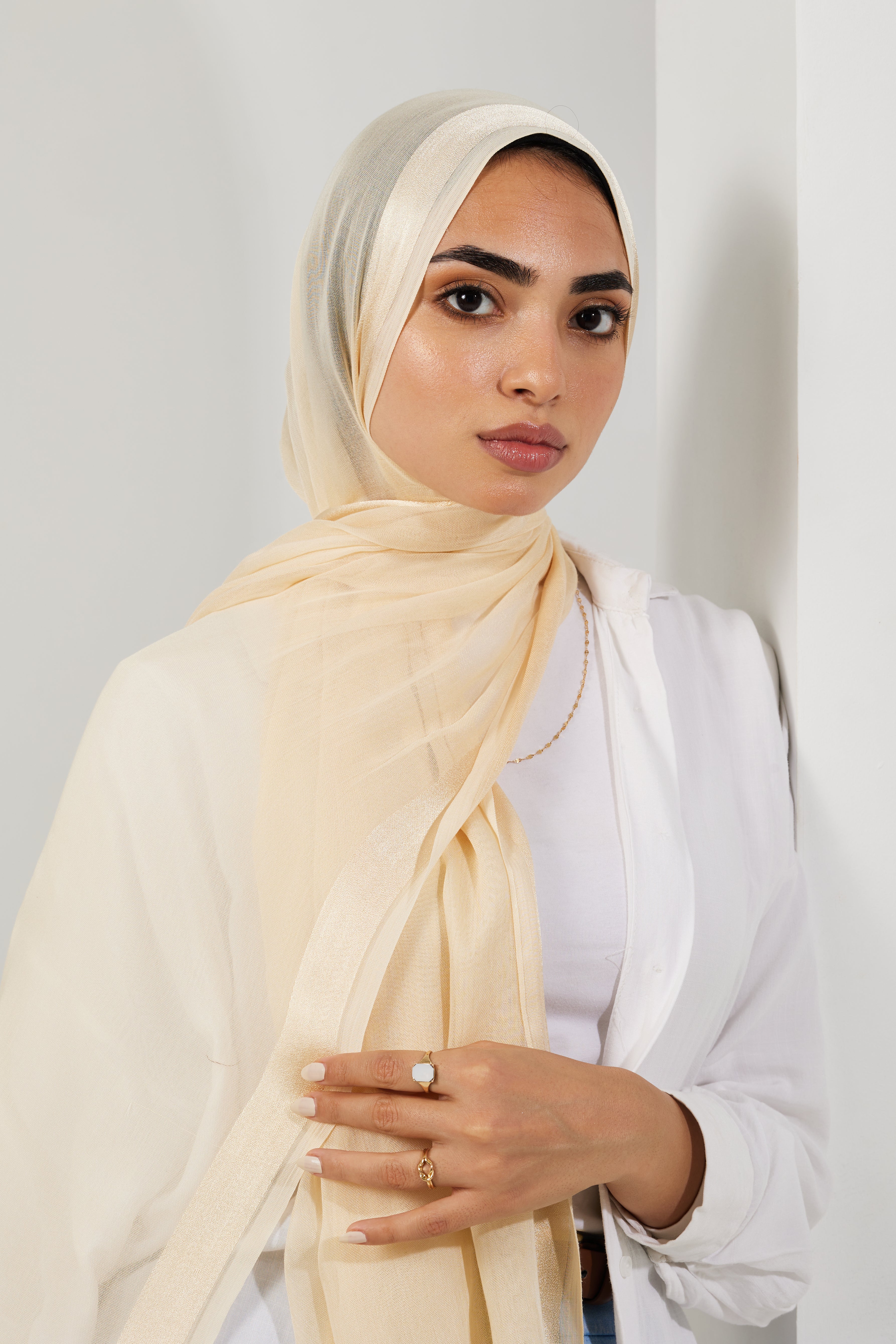 Champagne shash Satin