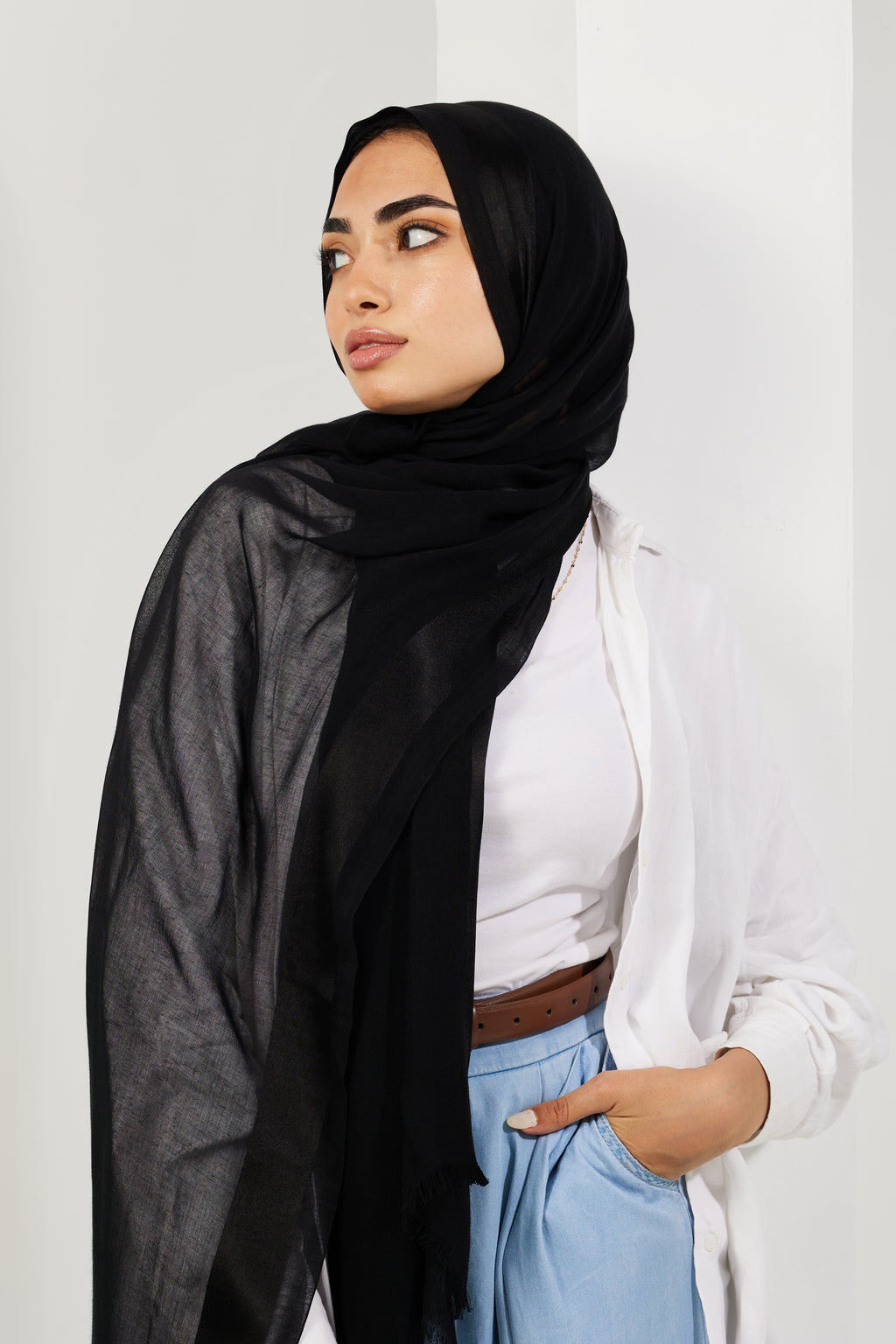 Black shash Satin