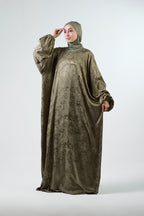 Olive Satin Ivora