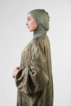 Olive Satin Ivora