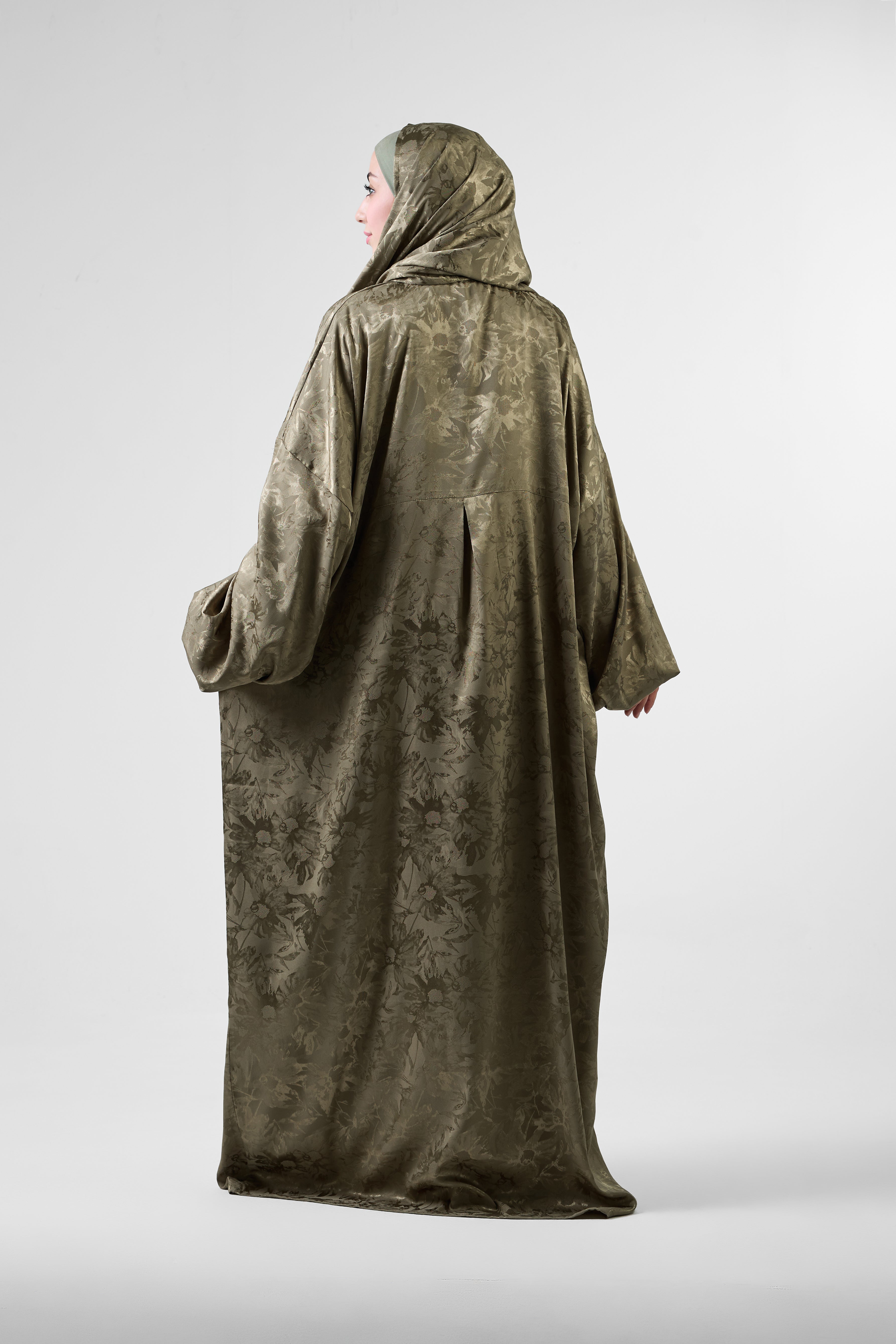 Olive Satin Ivora
