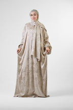 Beige Satin Ivora