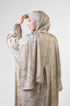 Beige Satin Ivora
