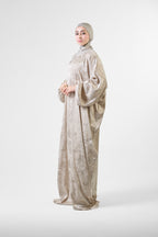 Beige Satin Ivora