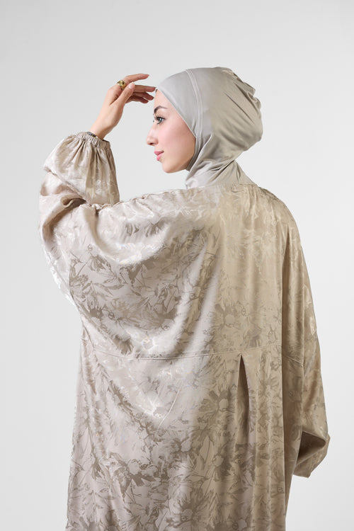 Beige Satin Ivora