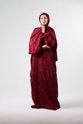 Royal Maroon Satin Ivora