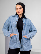 Long Denim Shacket