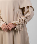 Beige Taleen Abaya