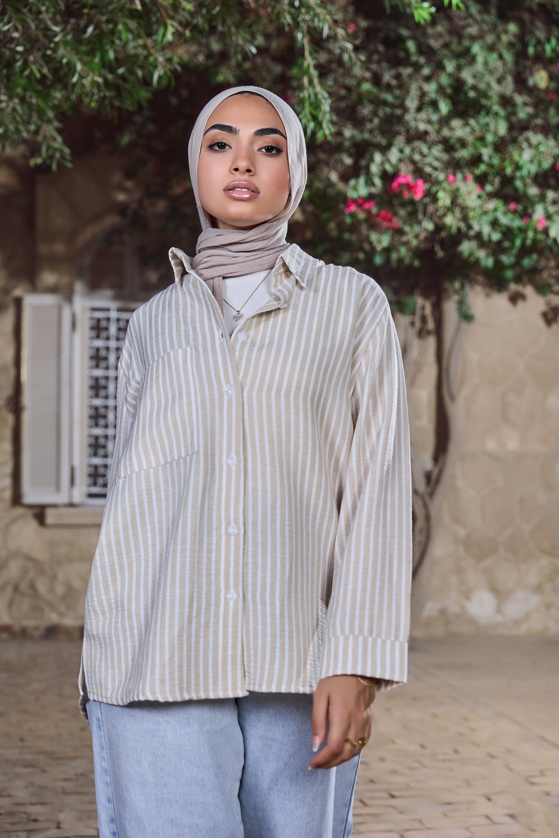 Linen Striped Shirt