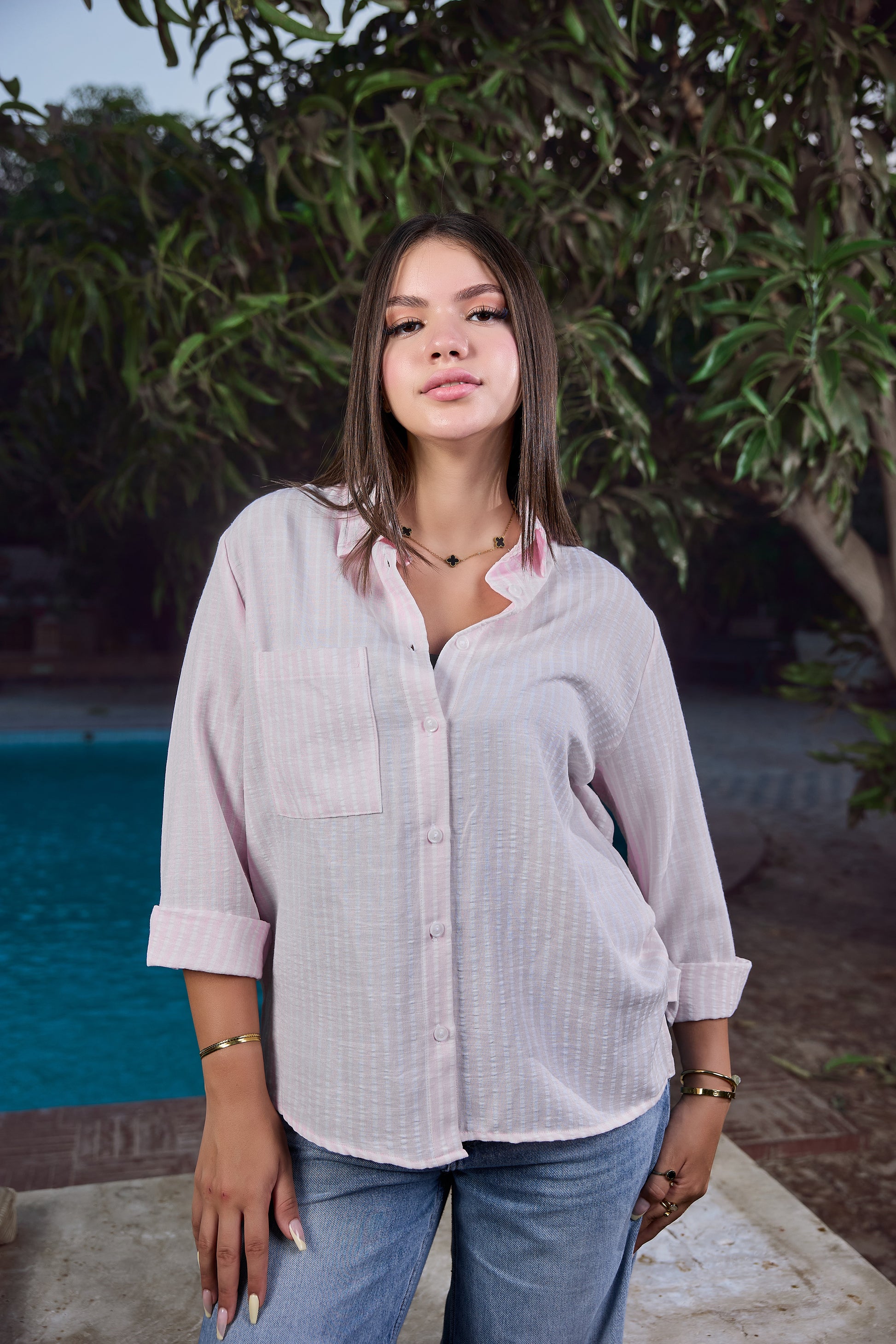 Linen Striped Shirt